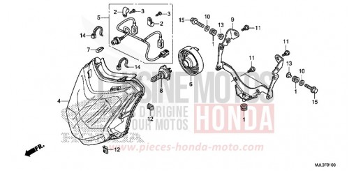 PROJECTEUR NC750XDE de 2014
